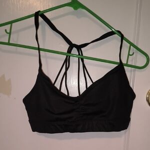 ALO Yoga | Black Strappy Back Bra